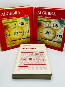 Algebra Structure and Method Teacher's Edition, Solution Key + Student Text 1986 - Foto 1 di 24