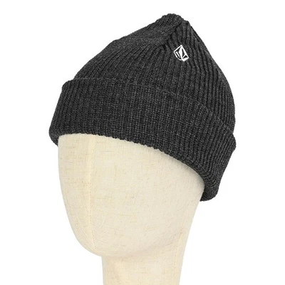 Volcom Full Stone Cuff Beanie Hat - Charcoal Heather - Image 1 of 2