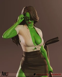 SheHulk, 1/9, 22cm, 12k Resin 3D Druck Figur Modellbausatz - Bild 1 von 17
