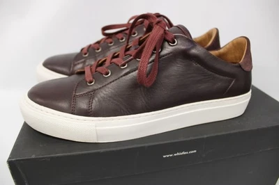 Boxed WHISTLES Wine Leather Lace Up Low Top Shoes UK 8 / 42 - F15 - Image 1 of 4