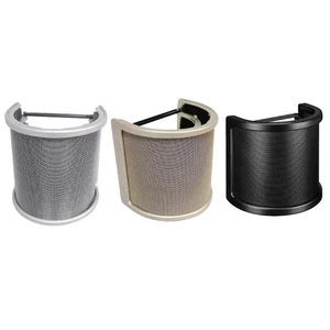 Popping Filter Micrphone Popping Screen with Metal Mesh Microphone Popping - Picture 1 of 11