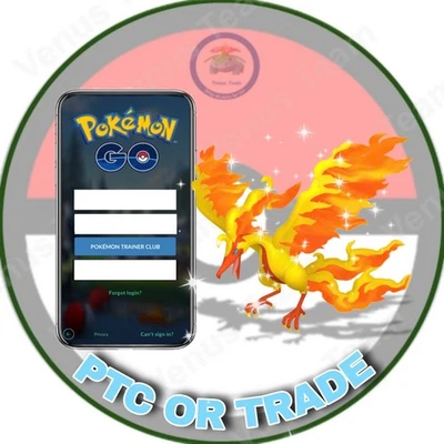 Pokémon Go ✨ Shiny Moltres Galarian ✨P T C 80k Dust ✨
