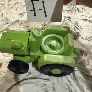 Fisher Price Little People Mietitrice Utile Trattore Verde Veicolo Parte - Foto 1 di 3