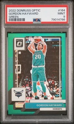 2022–23 Panini Donruss оптический зеленый Гордон Хейворд No164 PSA 9 - Изображение 1 из 2