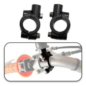 7/8 6mm Thread Motorcycle HandleBar Side Mirror Mount Holder Clamp Use - Picture 1 of 9