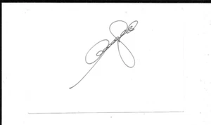 Doctor Who - Michael Grade signed 6" x 4" white card - Director Of Programming - Picture 1 of 1