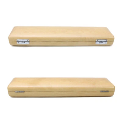 Yinfente Flute Case for 17 Hole Keys Flute Hard Wooden Case Effective Protection - Image 1 of 4
