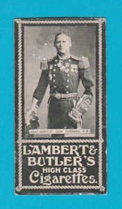 ADMIRAL - REAR ADMIRAL JOHN FELLOWES C.B. - LAMBERT & BUTLER - BIRDS EYE - 1900 - Picture 1 of 2