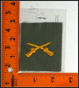Militär Aufnäher US Army Rang Infanterie Offizier New Old Stock #T891 - Bild 1 von 2