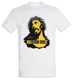 Kill Your Idols T-Shirt Jesus Grunge Punk 80s 90s Christus Christ INRI Musik - Picture 1 of 1