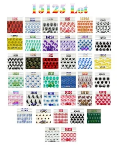 100 15125 LOT Apple Zip Baggies 1.5x1.25" Mini Bags Dolphins Cones Bulldogs+ - Picture 1 of 12