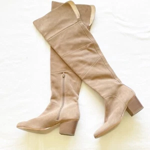 Women’s Sole Society Over the Knee Melbourne Night Taupe Boots size 10 - Picture 1 of 15