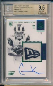 Cooper Kupp 2017 Encased RC Logo Patch Auto # 3 /5 ! BGS 9.5 Gem Mint! # 118 - Picture 1 of 2
