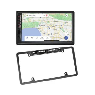 Cerwin-Vega CV7BM 7" Double-DIN Multimedia Receiver + License Plate Camera - Image 1 of 4