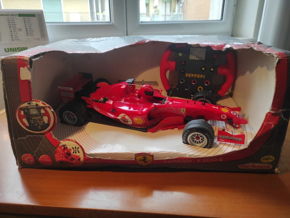 FERRARI F 2004 Radiocomandata Majorette 40MHz Mitica Formula 1 di Schumacher - Immagine 1 di 4