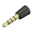 3.5Mm Male Plug Microphone Connector Plug Socket For Laptop