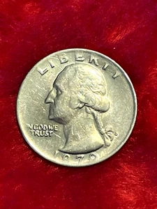 1970-D quater struck on dime stock planchet mint error 4.3 grams - Picture 1 of 3