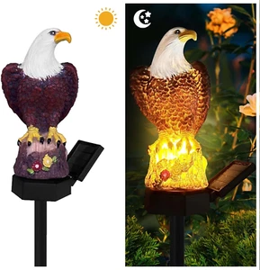 Eagle Solar Garden Lights,Eagle Statue Eagle Decor Garden Solar Light Outdoor De - Picture 1 of 7