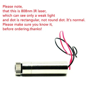 Fokussierbares 808nm 810nm 100mw 5V IR Infrarot-Laser-Modul Punkt - Bild 1 von 4