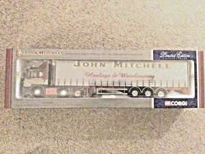 Corgi Modern Truck CC12001 MAN F2000 CURTAINSIDE JOHN MITCHELL TRANSPORT 1:50 - Picture 1 of 3