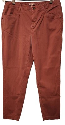 Orvis Pants Slacks Chinos Outdoors Casual Cotton Coral Pink Womens 12 34x28 - Image 1 of 4
