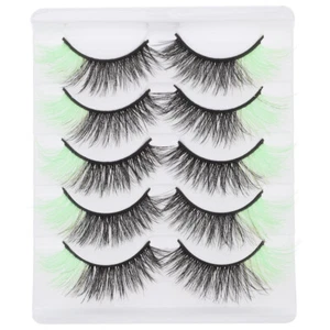 5 Pairs Künstliche Wimpern Wimpernstreifen Mit Natürlichem Look Einzelne - Bild 1 von 11