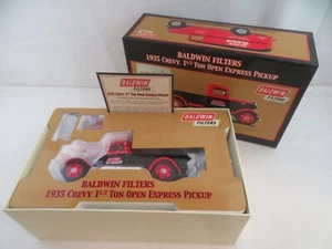 Baldwin Filters 1935 Chevy 1.5 Ton Open Express Pickup 1:24 Diecast - Picture 1 of 6