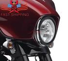 7" Headlight Trim Ring Bezel Fit For Harley Touring Street Electra Tri Glide USA