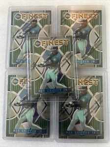 1995 Topps Finest KEN GRIFFEY JR. #118 With Coating Seattle Mariners Lot Of 5 - Picture 1 of 2