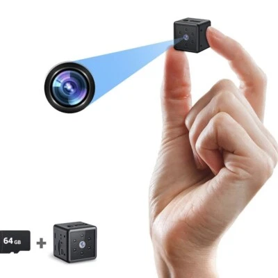 JINGHUA Ultrakompakte Heimüberwachungskamera mit 64GB SD-Speicherkarte Japan - Bild 1 von 4