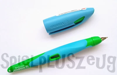 STABILO Füllhalter EASYbirdy himmelblau/grasgrün 5014/2-41 Rechtshänder Feder A - Bild 1 von 2