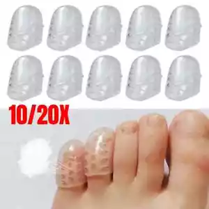 10pcs Silicone Toe Caps Anti-Friction Breathable Toe Protector Prevents Blister - Picture 1 of 6