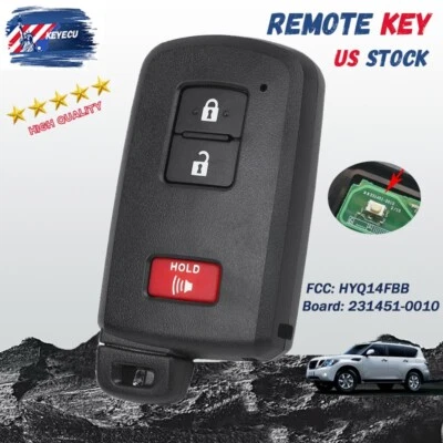 for Toyota Tacoma Tundra 2020 - 2022 Smart Remote Key Fob HYQ14FBB 231451-0010 G - Image 1 of 4