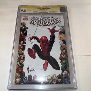 Amazing Spider-Man #602 CGC 9.8 SS VARIANT Signed By Mike McKone 70th Ann - Picture 1 of 12
