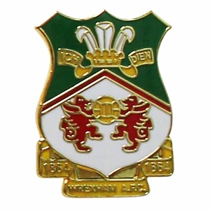 New Wrexham AFC Football Crest Enamel Pin Badge, Wrexham AFC Football Fans Badge - Picture 1 of 1