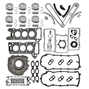 Timing Chain Engine Rebuid Kit Piston For 13+ Land Rover Jaguar 306PS AJ126 3.0T - Picture 1 of 12