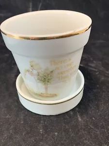 Vintage Ceramic World Wide Arts Holly Hobbie Flower Pot Mother's Remembrance - Picture 1 of 14