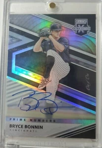 2020 Elite Extra Edition Bryce Bonnin Black Prime Numbers Auto 1/1 True On-Card - Picture 1 of 6