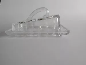 Vintage Bagley's Pressed Glass Cheese Dish 1950's Kitchenalia - Picture 1 of 7