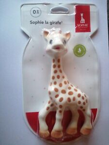 Sophie la girafe Jouet d'éveil bébé en caoutchouc 100% naturel Made In France