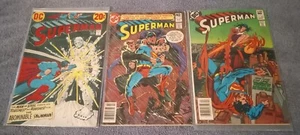 SUPERMAN Lot of 16 w/11 Newstand Editions NM unread w/5 issues w/wear condition - Picture 1 of 6