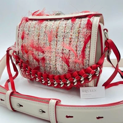 Bolso de hombro Alexander McQueen tweed usado Foto 1 de 4