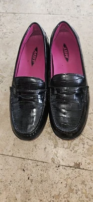 MBT  Women's Slip-On Moc Loafer (Black Patent Lthr, W/ Rocker Sole  Comfort) - Image 1 of 4