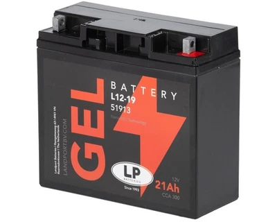 GEL Motorradbatterie 12V 21Ah Batterie 51913 BMW R850 R1100 R1150 K1200 ABS G19 - Bild 1 von 4