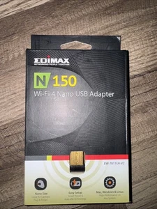 Combo adaptador USB 2 en 1 EDIMAX N150 Wi-Fi Bluetooth 4.0 EW-7611ULB - Imagen 1 de 1
