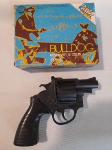 Pistola BULLDOG Revolver 12 colpi- Edison Giocattoli - Vintage - Foto 1 di 12