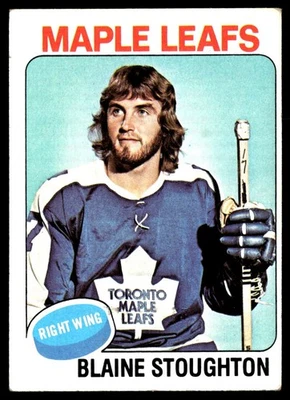 1975-76 Topps Blaine Stoughton Toronto Maple Leafs #265 - Image 1 of 2