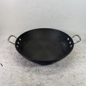 Vintage Magnalite GHC 13" Wok Double Handles RARE! USA (NO LID) - Bild 1 von 5