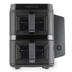 Salter VertiCook View Friggitrice ad Aria Doppia 9L - 2 Cassetti, 12 Funzioni, Capacità XL - Foto 1 di 9