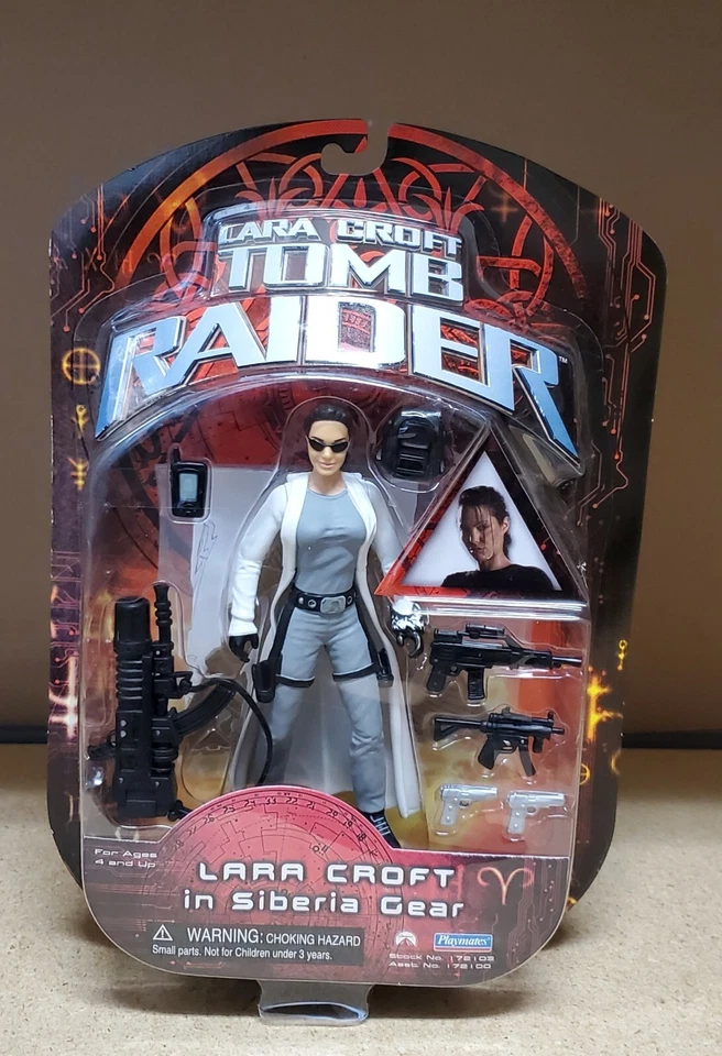 NEW LARA CROFT TOMB RAIDER IN SIBERIA GEAR ANGELINA JOLIE PLAYMATES FIGURE! R60  - Image 1 of 4